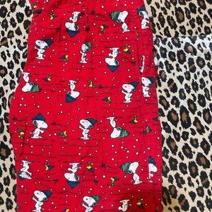 Peanuts long sleeve Christmas pj set